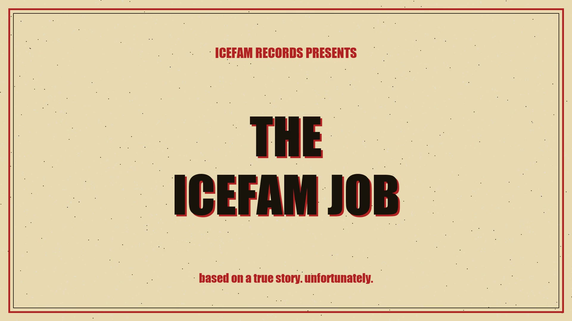 The Icefam Job catalog artwork
