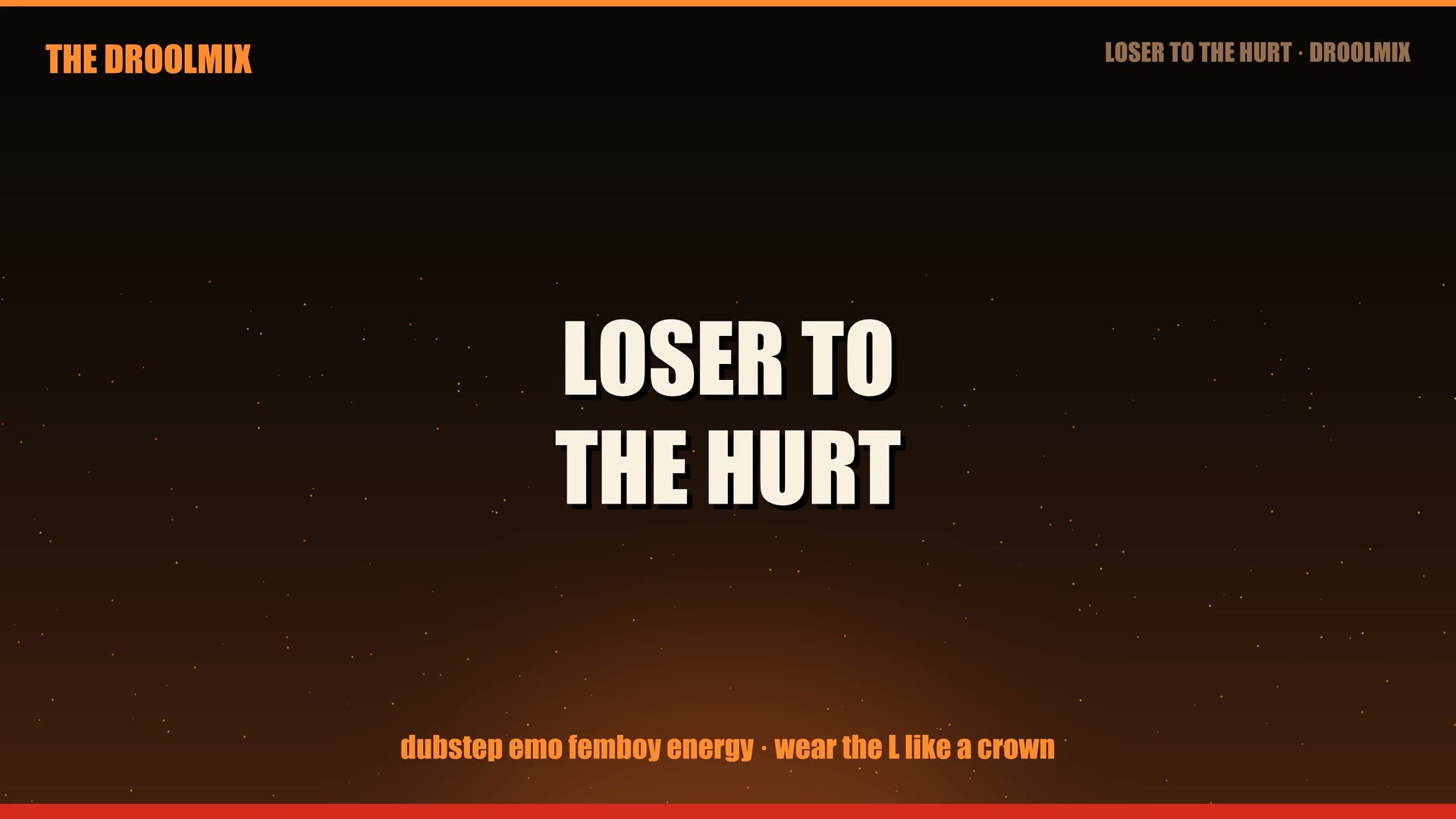 LOSER TO THE HURT video poster