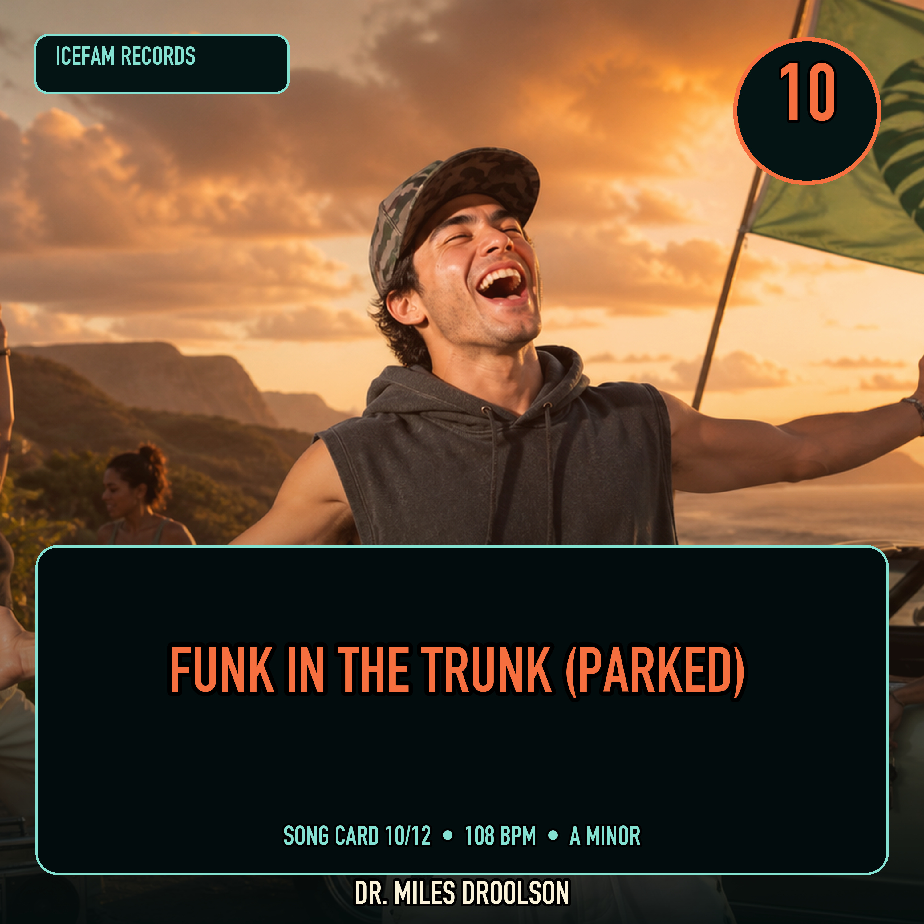 Funk in the Trunk Parked song card